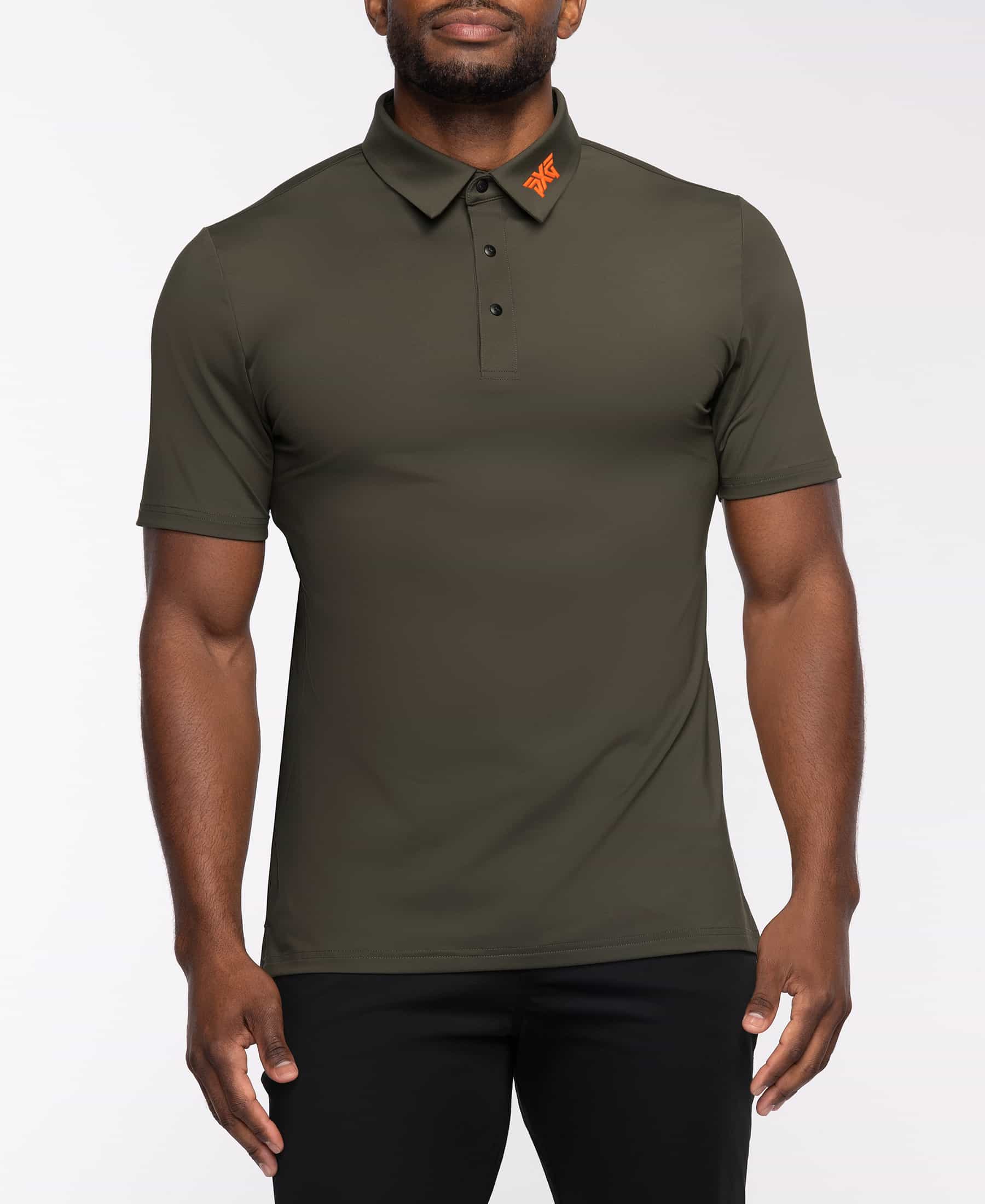 Athletic fit polo shirt sale